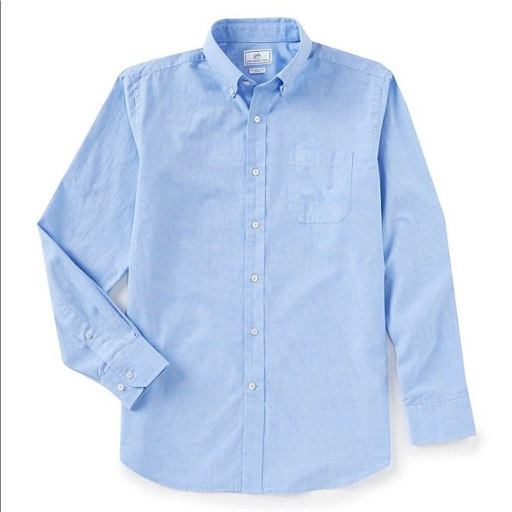 Southern Tide Classic Fit Blue Button Up Medium